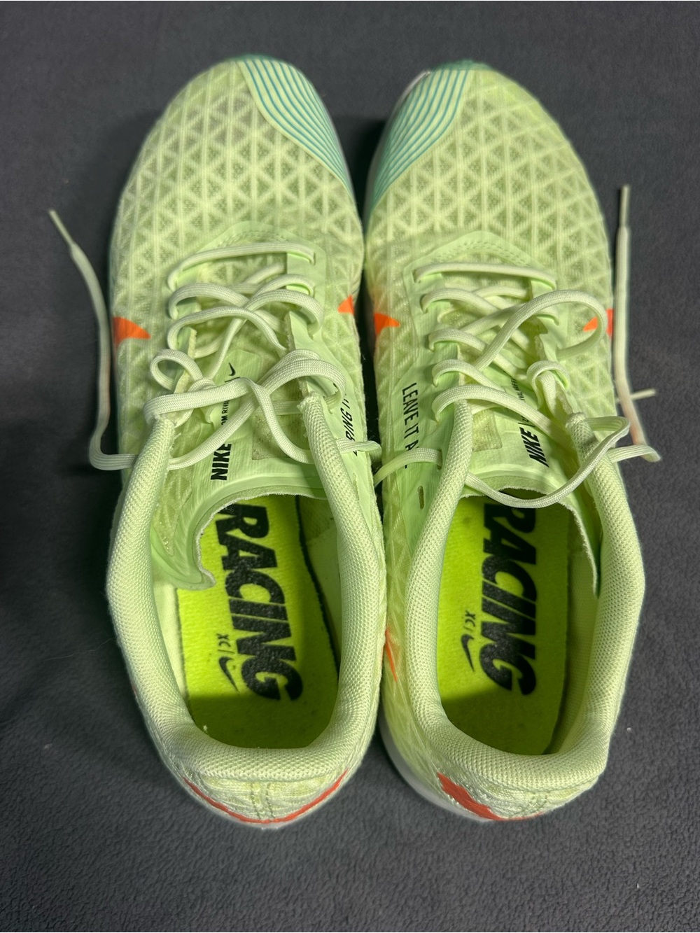 Nike Women’s Racing Shoes - Volt Yellow with Orange Accents